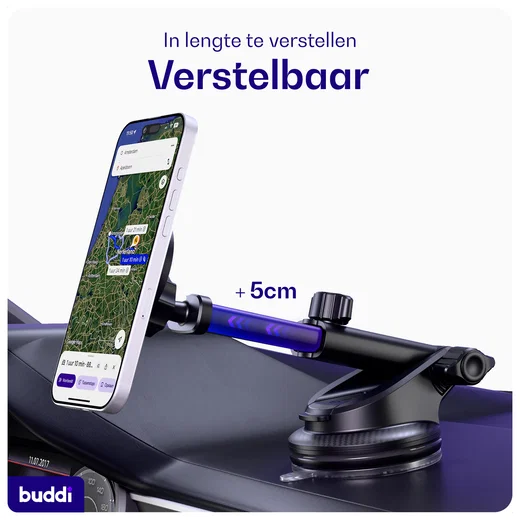 Buddi MagWay Universele MagSafe Telefoonhouder Auto Dashboard/Raam met Zuignap afbeelding 13