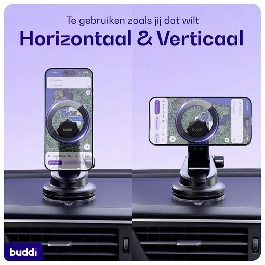 Buddi MagWay Universele MagSafe Telefoonhouder Auto Dashboard/Raam met Zuignap afbeelding 6