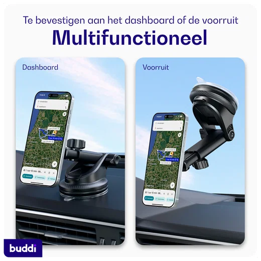 Buddi MagWay Universele MagSafe Telefoonhouder Auto Dashboard/Raam met Zuignap afbeelding 8