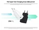 Originele Samsung 25W Power Adapter USB-C Adapter Duo Pack Zwart afbeelding 4