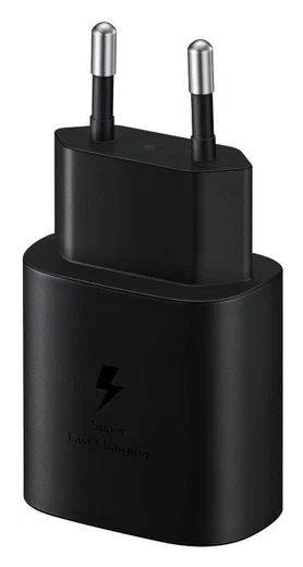 Originele Samsung 25W Power Adapter USB-C Adapter Duo Pack Zwart afbeelding 9