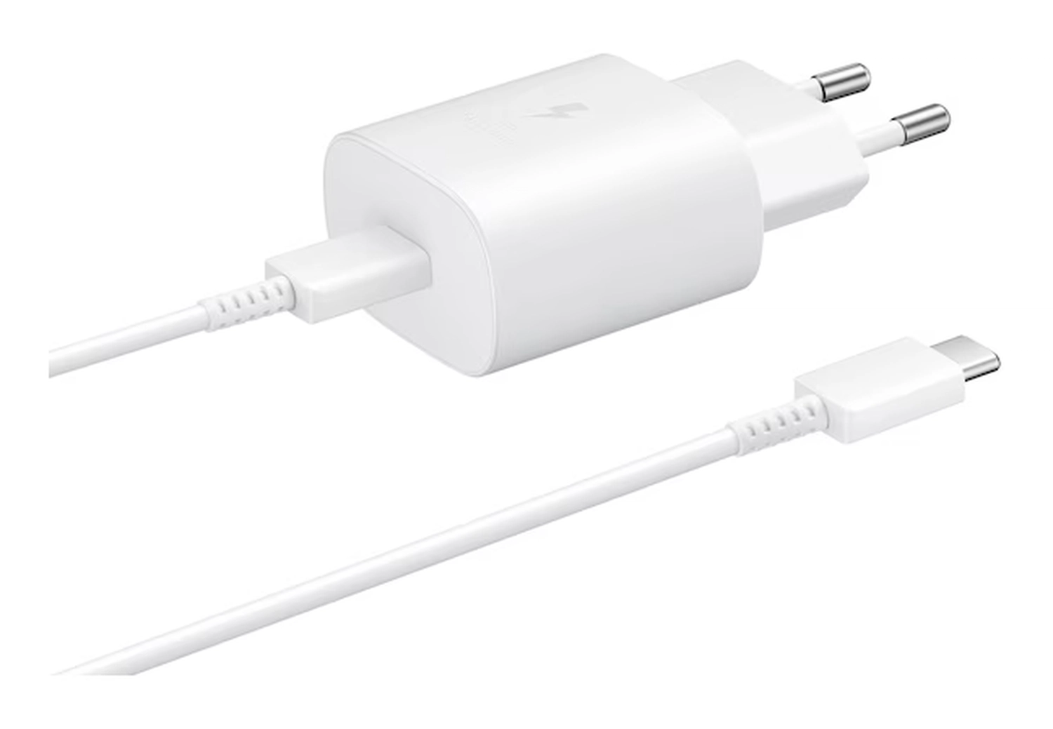 Originele Samsung 25W Power Adapter USB-C Adapter Duo Pack Wit afbeelding 5