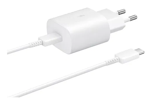 Originele Samsung 25W Power Adapter USB-C Adapter Duo Pack Wit afbeelding 5