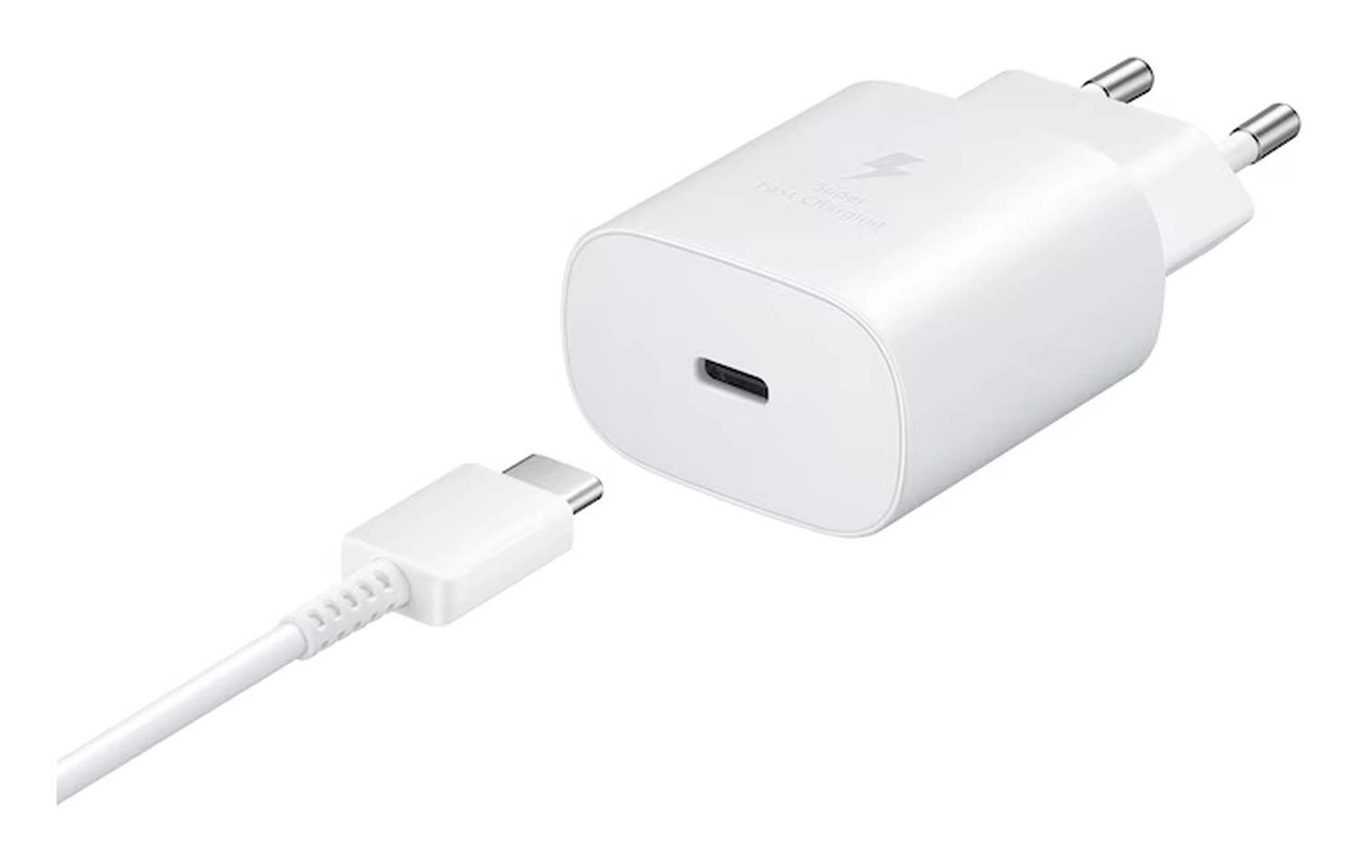 Originele Samsung 25W Power Adapter USB-C Adapter Duo Pack Wit afbeelding 9