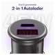 Buddi Power 45W Autolader met USB-C naar Lightning Krulsnoer afbeelding 2