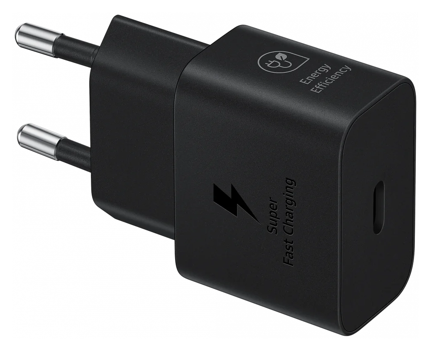 Originele Samsung 25W Energy Efficiency USB-C Adapter Duo Pack Zwart afbeelding 3
