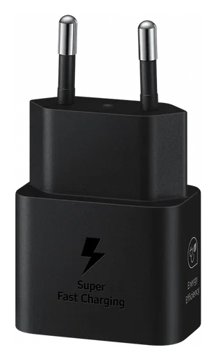 Originele Samsung 25W Energy Efficiency USB-C Adapter Duo Pack Zwart afbeelding 4