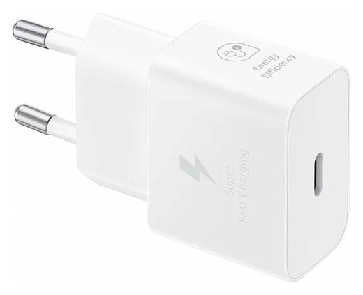 Originele Samsung 25W Energy Efficiency USB-C Adapter Duo Pack Wit afbeelding 3