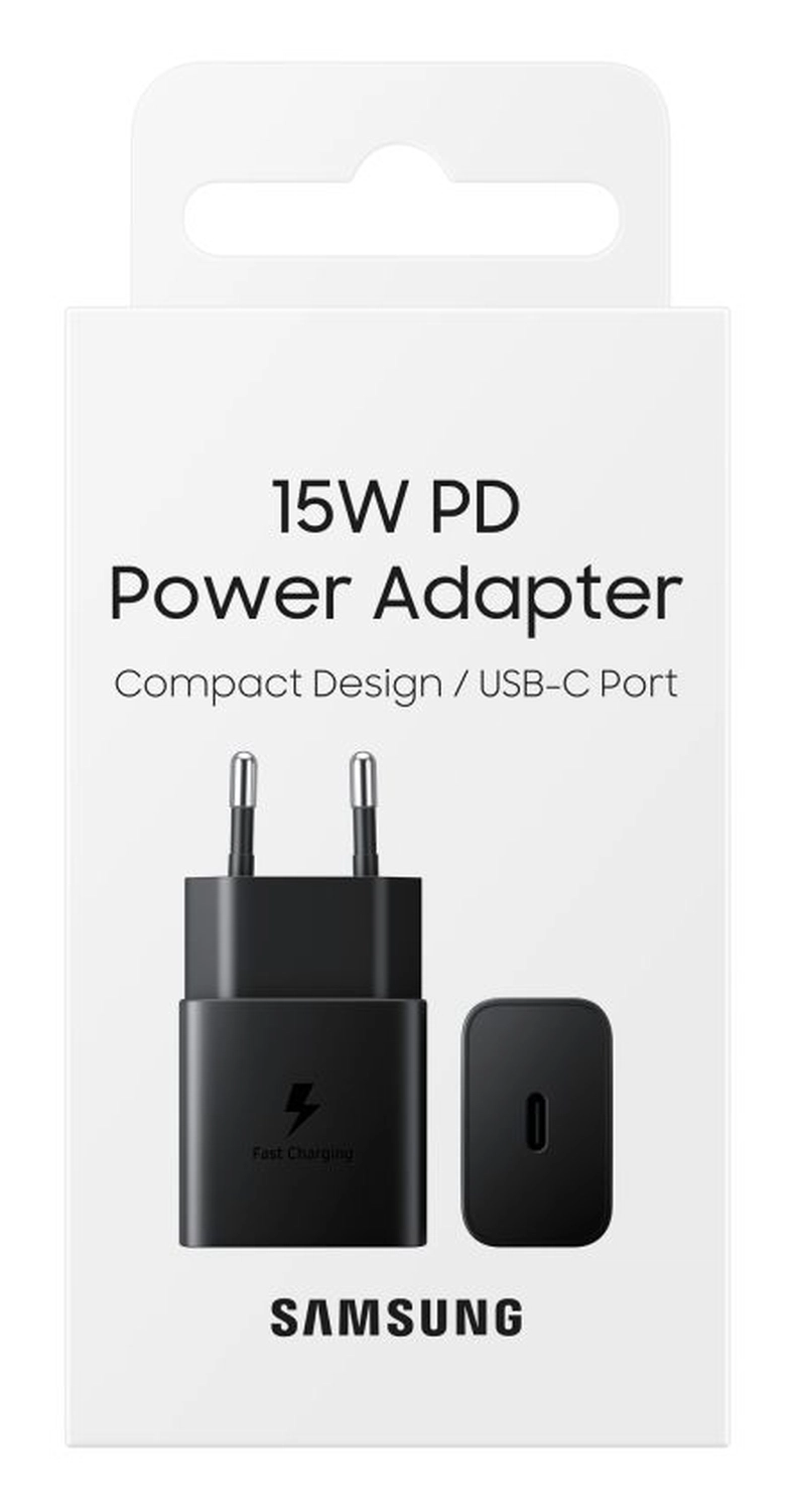 Originele Samsung 15W PD Power Adapter USB-C Oplader Duo Pack Zwart afbeelding 5