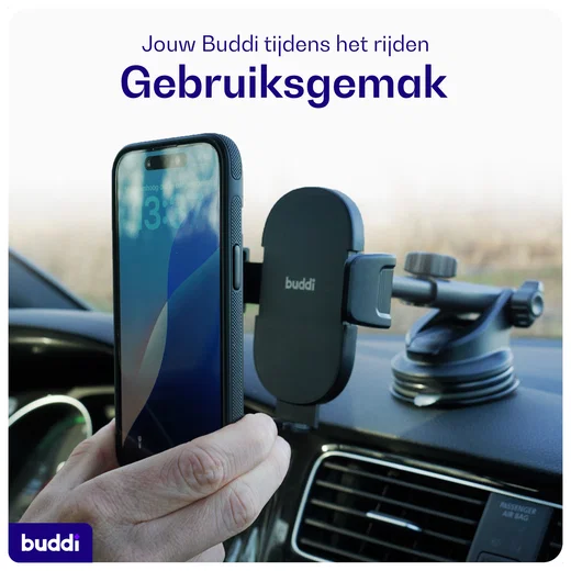 Buddi Way Universele Sticky Gel Pad voor Dashboard Zwart afbeelding 4