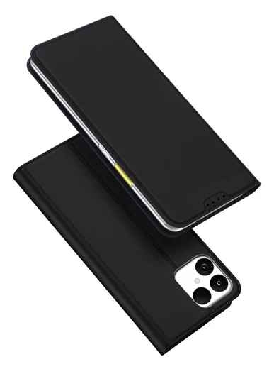 Dux Ducis Skin Pro FairPhone 6 / 6+ Hoesje Portemonnee Book Case Zwart afbeelding 1