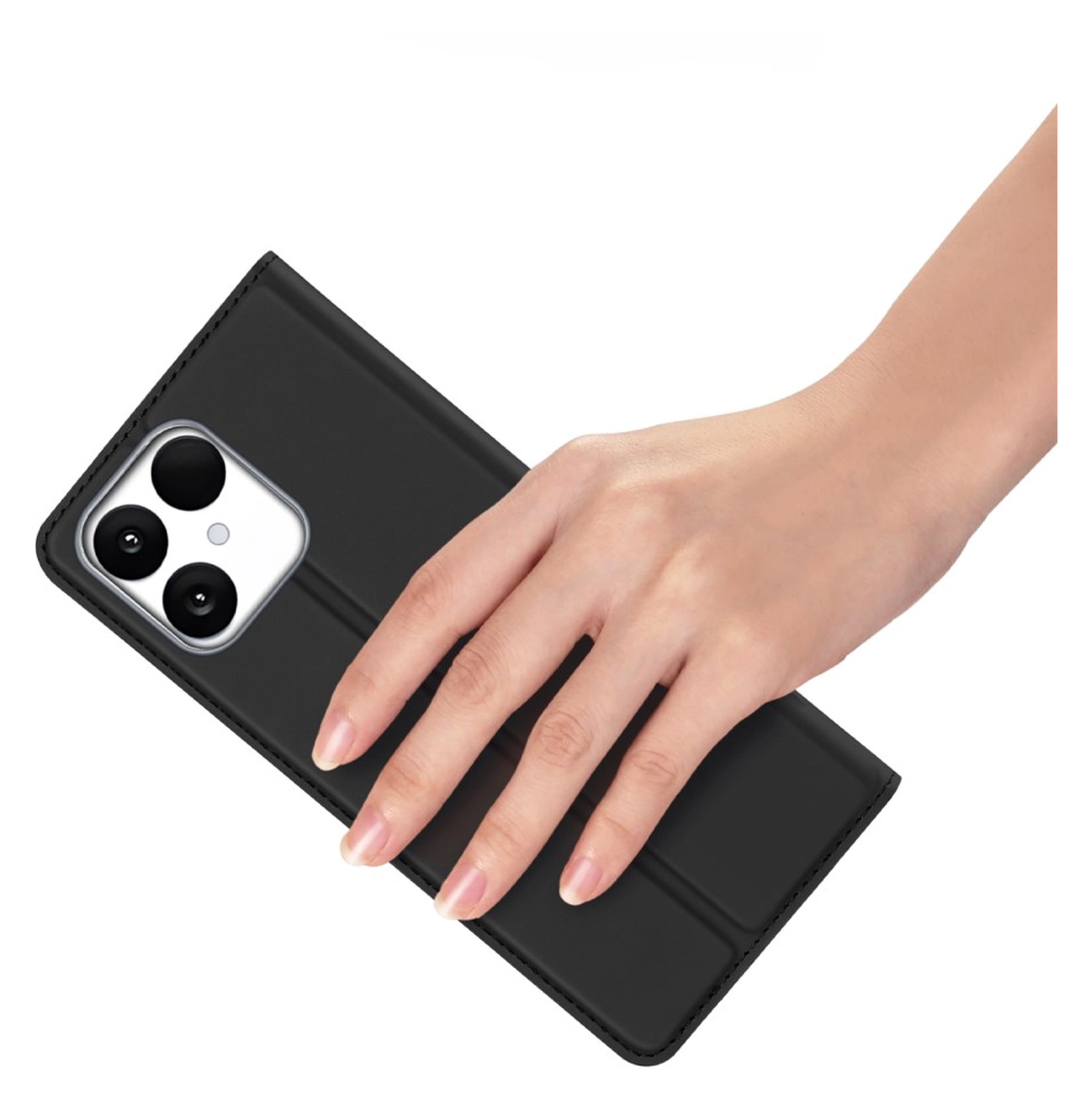 Dux Ducis Skin Pro FairPhone 6 / 6+ Hoesje Portemonnee Book Case Zwart afbeelding 7