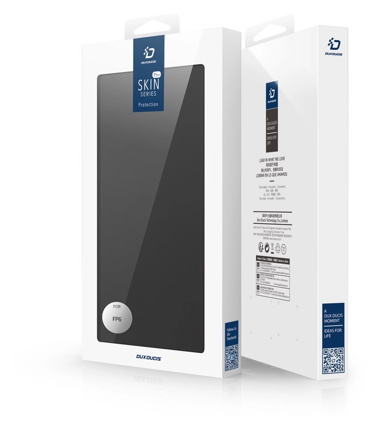Dux Ducis Skin Pro FairPhone 6 / 6+ Hoesje Portemonnee Book Case Zwart afbeelding 9