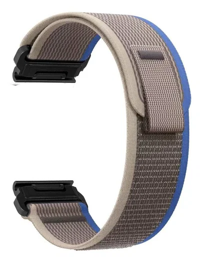 Universeel Smartwatch Bandje 22MM - Nylon - Trail Loop - Blauw afbeelding 1