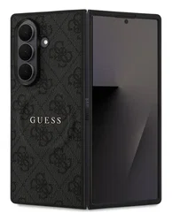 Guess Samsung Galaxy Z Fold 7 Hoesje MagSafe 4G Monogram Logo Zwart afbeelding