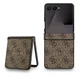 Guess 4G Classic MagSafe Samsung Galaxy Z Flip 7 Hoesje Back Cover Bruin