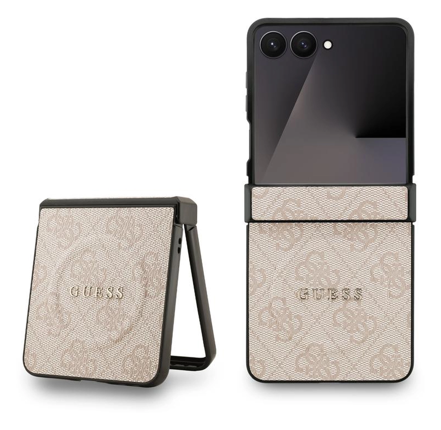Guess 4G Classic MagSafe Samsung Galaxy Z Flip 7 Hoesje Back Cover Roze afbeelding 1