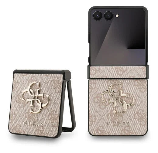 Guess Samsung Galaxy Z Flip 7 Hoesje Big 4G Logo Back Cover Roze afbeelding 1
