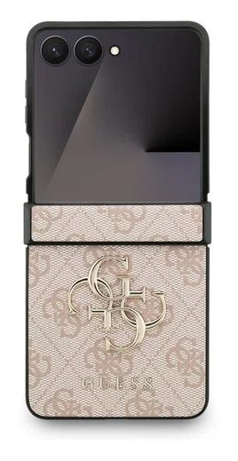Guess Samsung Galaxy Z Flip 7 Hoesje Big 4G Logo Back Cover Roze afbeelding 2