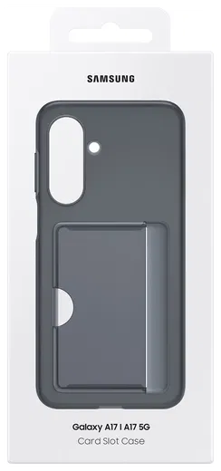 Origineel Samsung Galaxy A17 Hoesje Card Slot Cover Zwart afbeelding 7