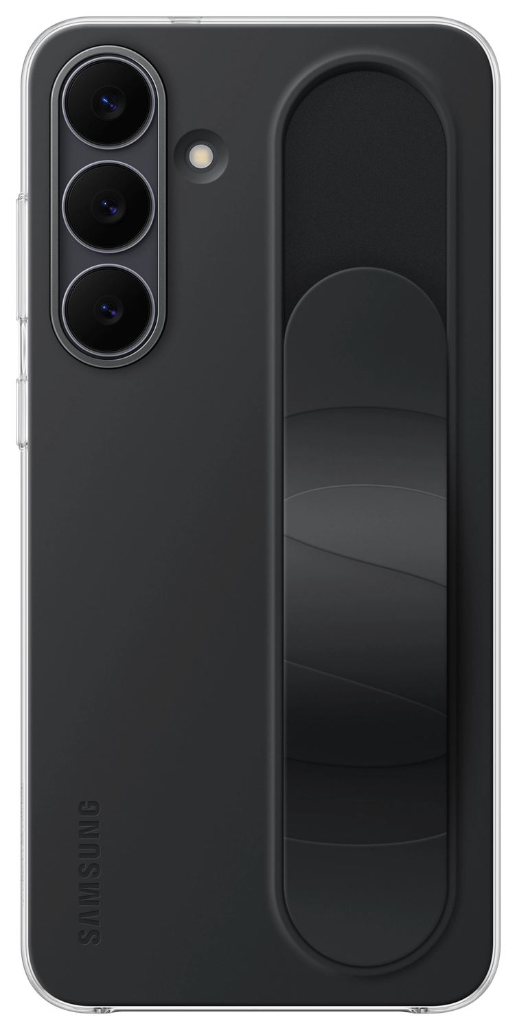 Origineel Samsung Galaxy S25 FE Hoesje Standing Grip Case Zwart afbeelding 1