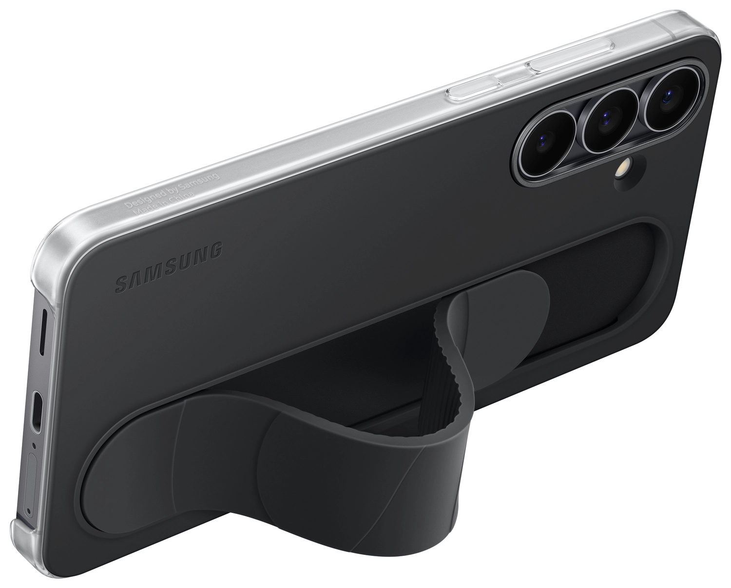 Origineel Samsung Galaxy S25 FE Hoesje Standing Grip Case Zwart afbeelding 2