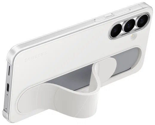 Origineel Samsung Galaxy S25 FE Hoesje Standing Grip Case Wit afbeelding 2