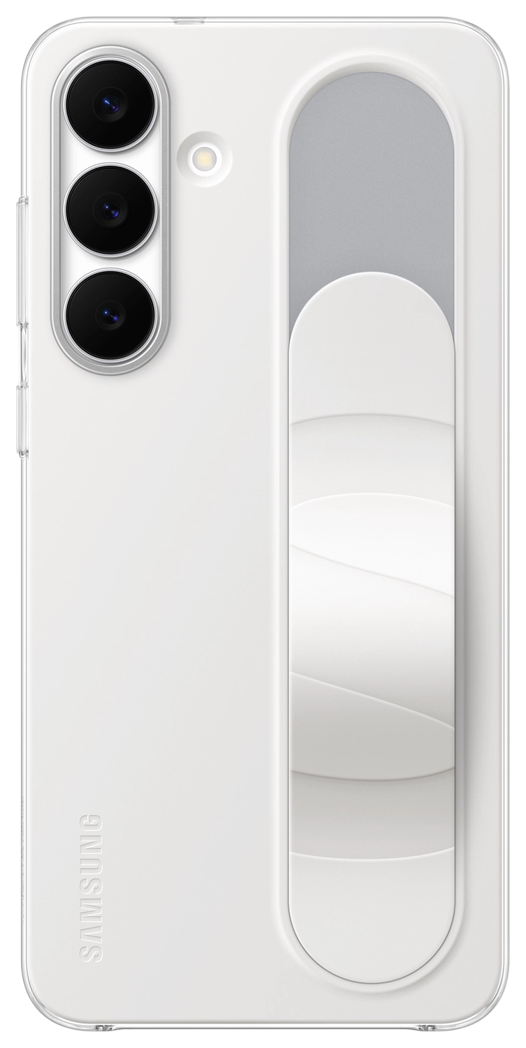 Origineel Samsung Galaxy S25 FE Hoesje Standing Grip Case Wit afbeelding 1