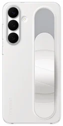 Origineel Samsung Galaxy S25 FE Hoesje Standing Grip Case Wit afbeelding