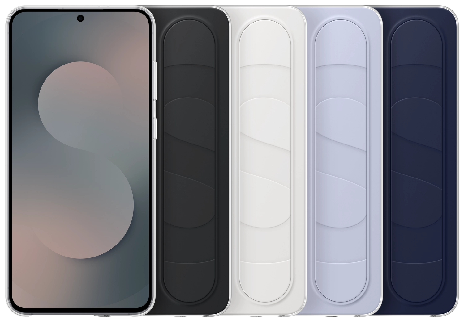 Origineel Samsung Galaxy S25 FE Hoesje Standing Grip Case Lichtblauw afbeelding 6