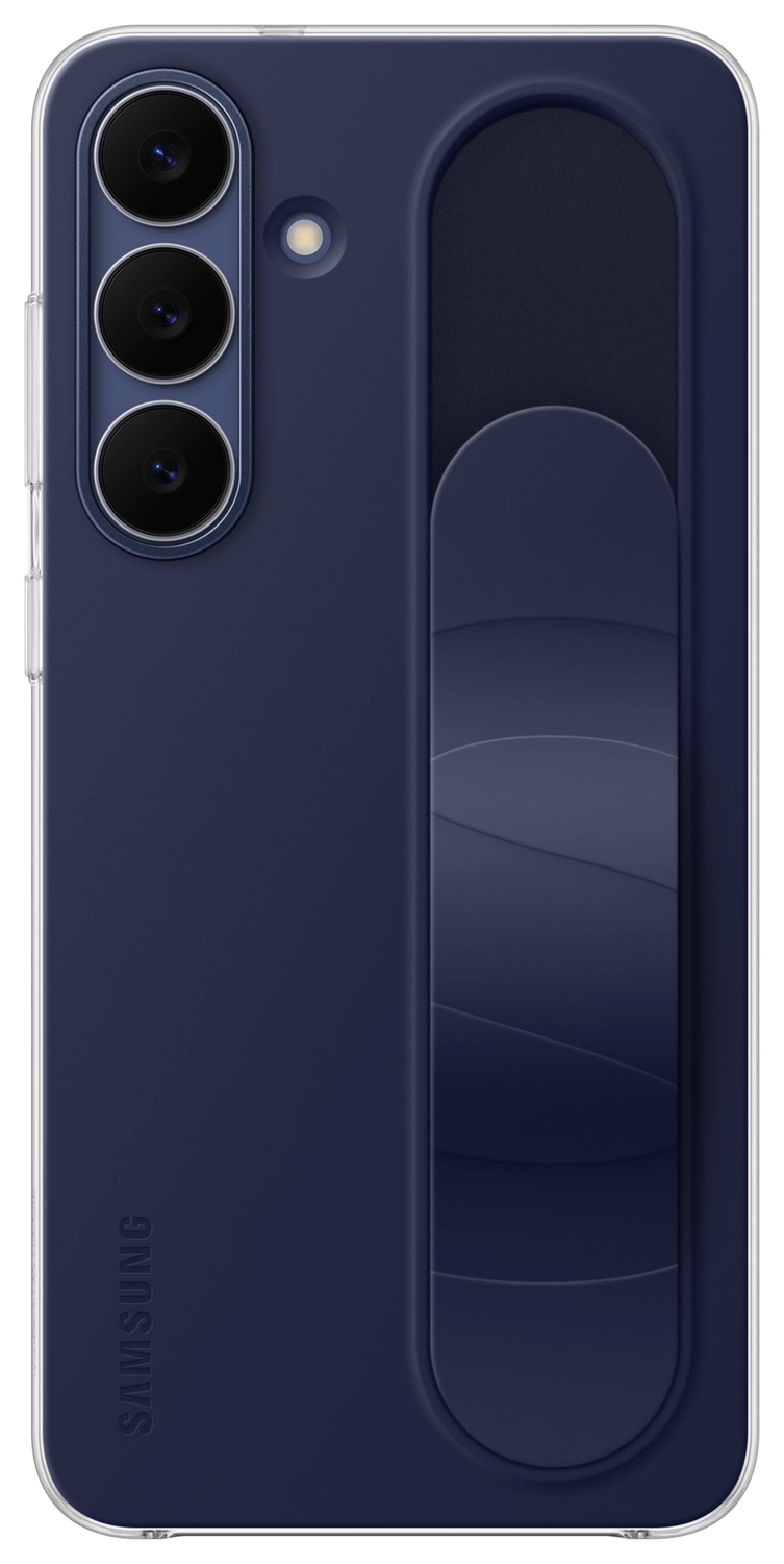 Origineel Samsung Galaxy S25 FE Hoesje Standing Grip Case Blauw afbeelding 1