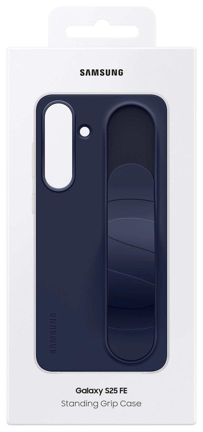 Origineel Samsung Galaxy S25 FE Hoesje Standing Grip Case Blauw afbeelding 7