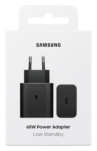 Originele Samsung 60W Power Adapter Fast Charge USB-C Adapter 5A Zwart afbeelding 8