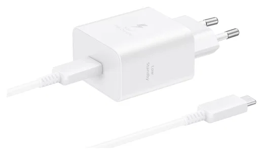 Originele Samsung 45W Efficiency Adapter met USB-C Kabel 1.8 Meter 5A Wit afbeelding 1