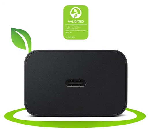 Originele Samsung 45W Energy Efficiency USB-C Power Adapter 5A Zwart afbeelding 3
