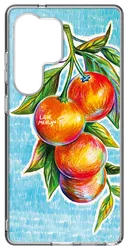 Samsung Galaxy S25 Ultra Lieve Merlijn Mandarin Hybrid Case Blauw afbeelding