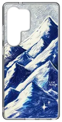 Samsung Galaxy S25 Ultra Lieve Merlijn Mountain Hybrid Case Grijs afbeelding