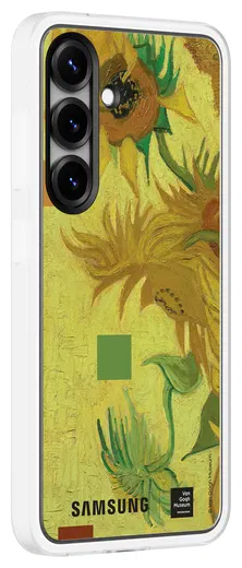 Origineel Samsung Galaxy S25 Hoesje FlipSuit Case Van Gogh Geel afbeelding 2