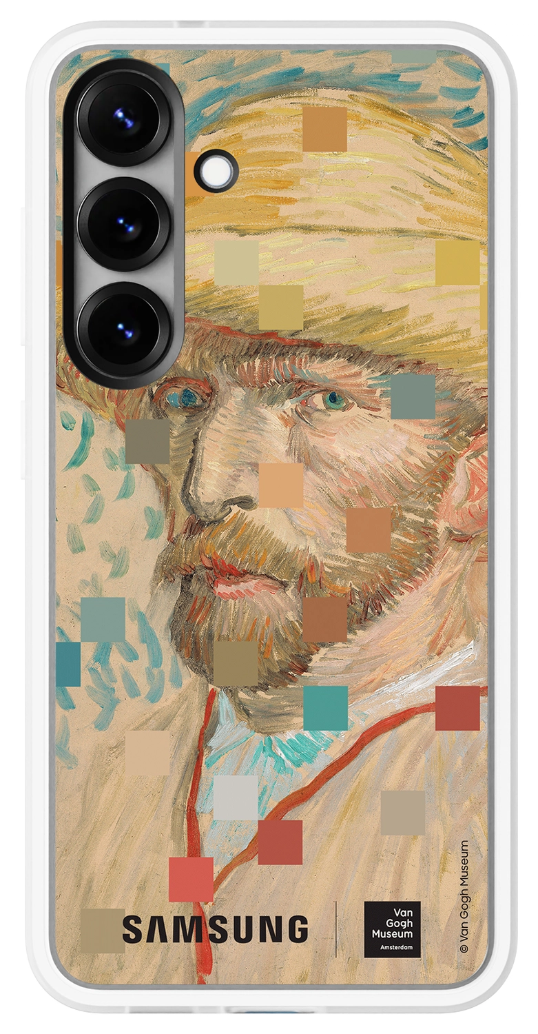 Origineel Samsung Galaxy S25 Hoesje FlipSuit Case Van Gogh Beige afbeelding 1