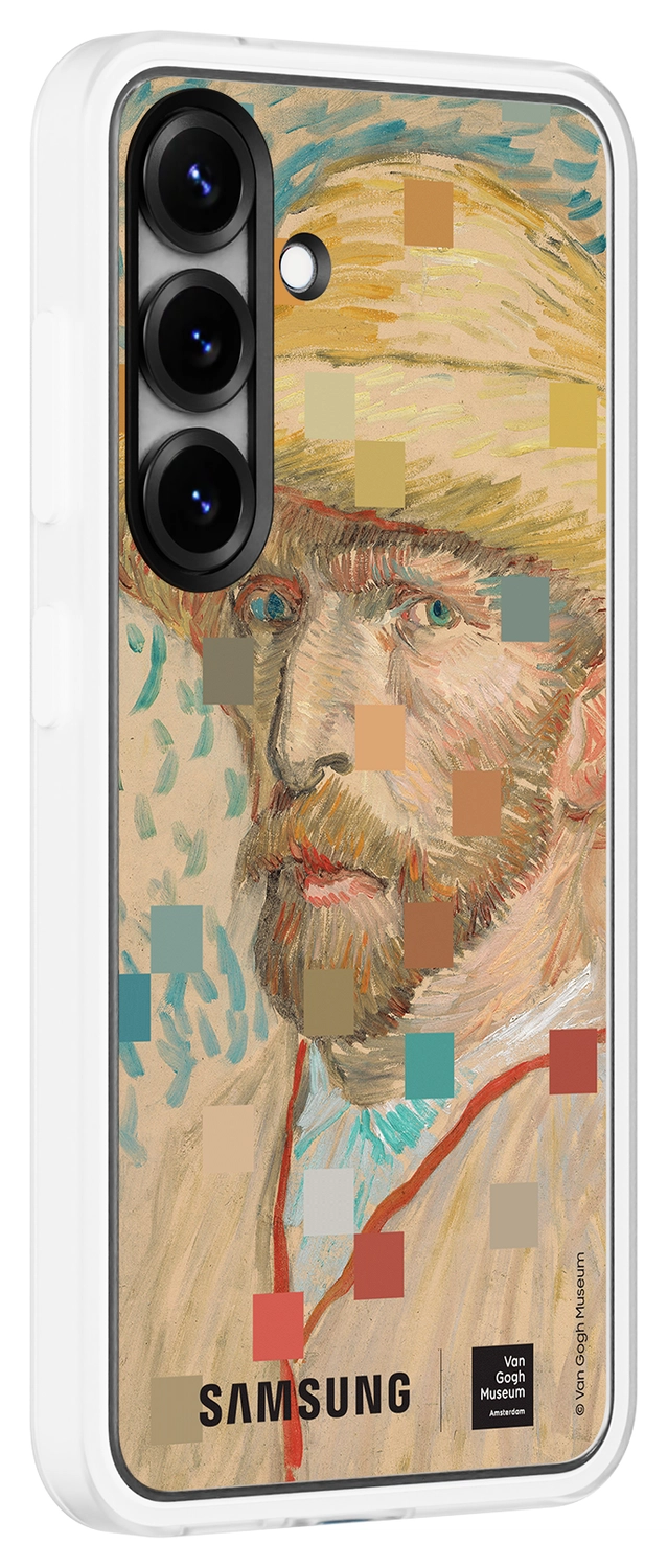 Origineel Samsung Galaxy S25 Hoesje FlipSuit Case Van Gogh Beige afbeelding 2