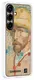 Origineel Samsung Galaxy S25 Hoesje FlipSuit Case Van Gogh Beige afbeelding 2