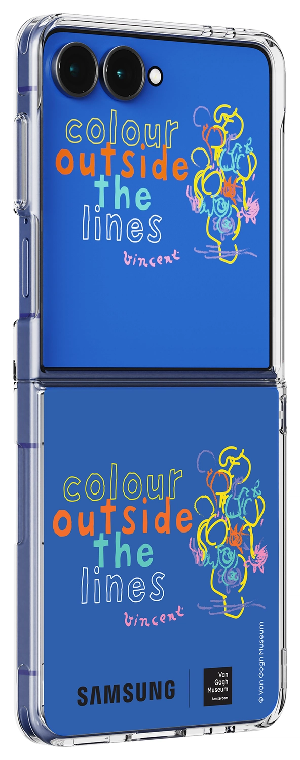 Origineel Samsung Galaxy Z Flip 7 Hoesje FlipSuit Case Van Gogh Blauw afbeelding 2