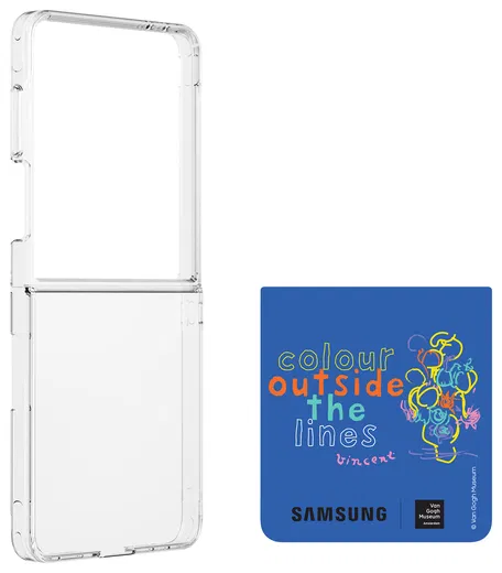 Origineel Samsung Galaxy Z Flip 7 Hoesje FlipSuit Case Van Gogh Blauw afbeelding 3