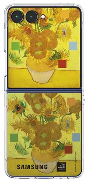 Origineel Samsung Galaxy Z Flip 7 Hoesje FlipSuit Case Van Gogh Geel