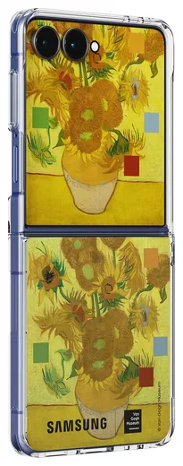 Origineel Samsung Galaxy Z Flip 7 Hoesje FlipSuit Case Van Gogh Geel afbeelding 2