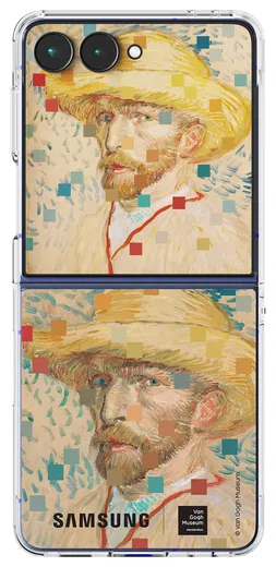 Origineel Samsung Galaxy Z Flip 7 Hoesje FlipSuit Case Van Gogh Beige afbeelding 1