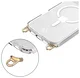 AVY Apple iPhone 17 Pro Hoesje MagSafe met Koord Haakjes Transparant afbeelding 11