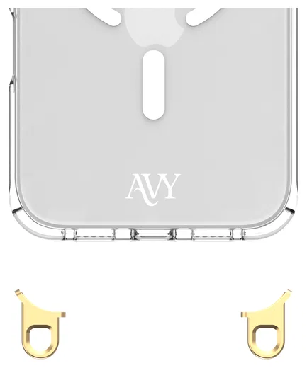 AVY Apple iPhone 17 Pro Hoesje MagSafe met Koord Haakjes Transparant afbeelding 13