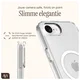 AVY Apple iPhone 17e / 16e Hoesje MagSafe met Koord Haakjes Transparant afbeelding 7