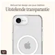 AVY Apple iPhone 17e / 16e Hoesje MagSafe met Koord Haakjes Transparant afbeelding 8